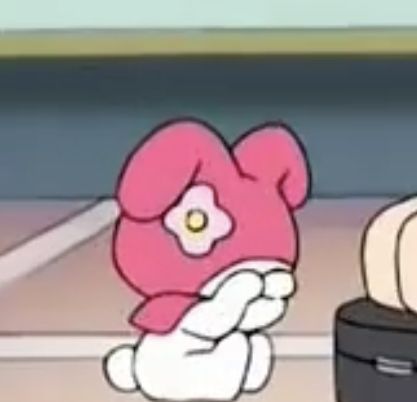 :( My Melody Funny Icons, Cute My Melody Pfp, Happy Hello Kitty, Sanrio Pfps, Sanrio Pfp, Melody Hello Kitty, Hello Kitty Characters, Hello Kitty Cartoon, Hello Kitty Art