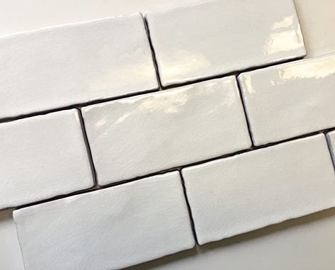 Ceramic Subway Tile Backsplash, Crackle Subway Tile, Subway Backsplash, Kitchen 2020, Coloured Grout, Backsplash Wall, Ceramic Subway Tile, White Subway Tile, Subway Tile Backsplash