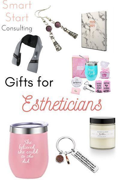 Esthetician Gifts Ideas, Client Gift Ideas, Esthetician Career, Esthetician Gifts, Boss Lady Gifts, Unique Jobs, Month Gifts, Client Gifts, Clean Nails