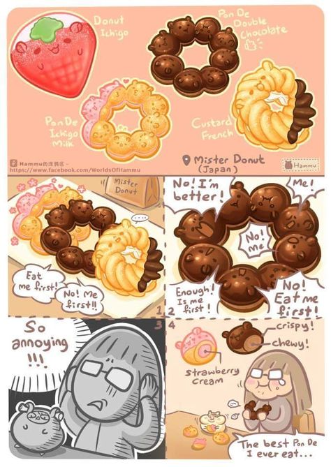 Food Comic, Vegan Anime Food, Anime Food Art Drawing, Food Comic Illustration, Anime Desserts Drawing, Dango Anime Food, Japanese Food Illustration Kawaii, Chibi Food, Food C