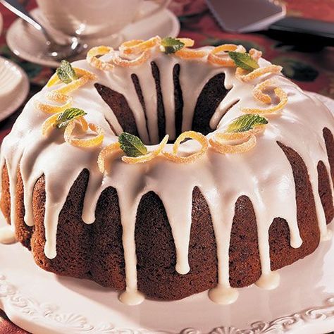 Delicious Desserts Recipes, Cake Dessert Recipes, Easy Tasty Recipes, Glazed Cake, Bundt Pan Recipes, Glaze For Cake, Pampered Chef Recipes, Honey Glazed, Honey Cake