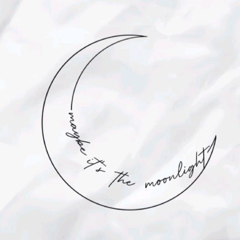 Moon Tattoo With Words, Dream Big Tattoo Ideas, Sweet Dreams Tattoo, Love You To The Moon Tattoo, Dancing In The Moonlight Tattoo, Fly Me To The Moon Tattoo, Night Changes Tattoo, Moonlight Tattoo Ideas, I Love You To The Moon And Back Tattoo