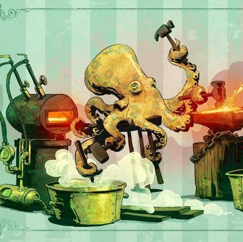 Brian Kesinger Brian Kesinger, Steam Punk, Steam, Zelda Characters, Fictional Characters, Art