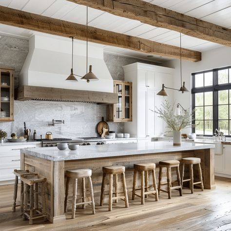 30 Charming Farmhouse Hood Ideas for Your Dream Kitchen Mountain Modern Kitchen, Dramatic Kitchen, Luxury Staircase, Luxury Homes Exterior, Hood Ideas, Hood Vent, White Shiplap Wall, Interior Finishes, Kitchen Hood