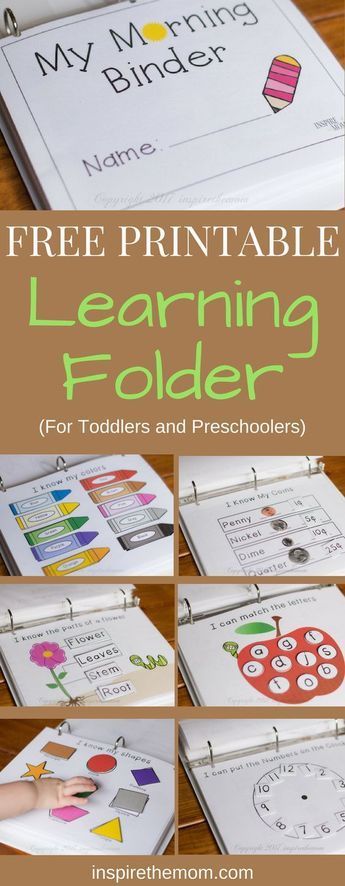 FREE Printable Learning Folder for Early Years - Homeschool Giveaways Learning Folder, Movie 43, Toddler Snacks, Tot School, Preschool At Home, Toddler Learning Activities, Template Instagram, Preschool Learning Activities, Homeschool Preschool