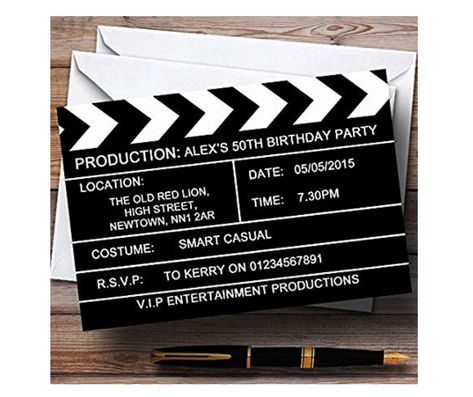 Movie Birthday Party Invitations, Red Carpet Invitations Template, Hollywood Party Invitations, Hollywood Invitations, Red Carpet Invitations, Hollywood Prom, Movie Party Invitations, Outdoor Movie Party, Movie Night Birthday