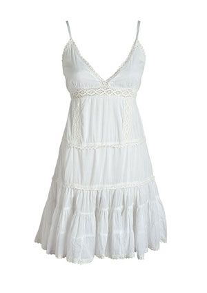 Iconic Brunettes, Simple White Dress, Sleeveless Short Dress, Crochet Mini Dress, Grad Dresses, White Dress Summer, Brunettes, Gilmore Girls, Featuring Dress