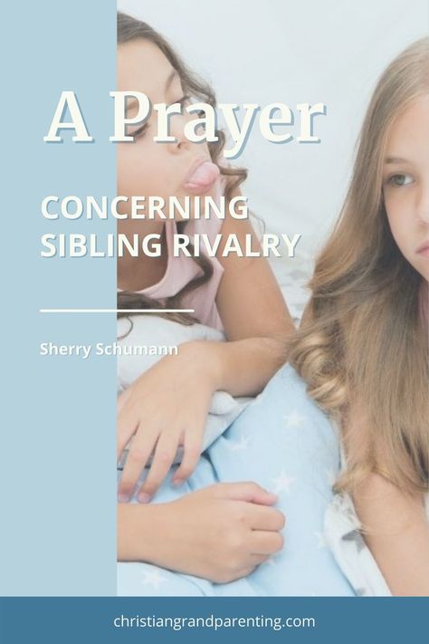 The sibling rivalry between our grandchildren disrupts their family unity. A prayer for our grandchildren and their parents. Time To Pray, Family Unity, From The Sidelines, Family Peace, Sibling Rivalry, A Prayer, Grandchildren, Parenting