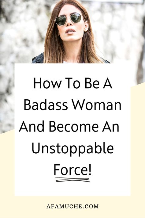 If you admire badass people and high achievers, in this article I highlight 10 simple tips you can adopt to learn how to be badass and get people to respect you. How To Be Badass Girl, How To Make People Respect You, How To Be Badass, Tough Girl, Abundance Mindset, Respect Yourself, Embrace Change, Glow Up Tips, Girl Tips