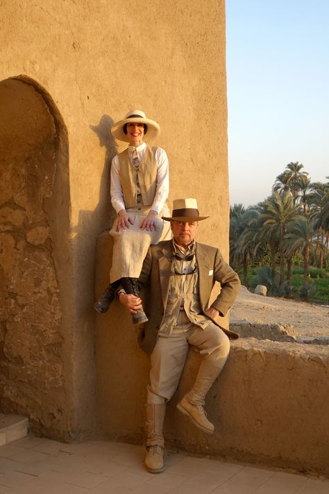 Interview: Dr. Colleen Darnell, The Vintage Egyptologist — Sainte Magazine Flapper Costume Halloween, Flapper Halloween, Egypt Today, Vintage Safari, Adventure Outfit, Safari Adventure, Women Ties, Adventure Style, Steampunk Costume