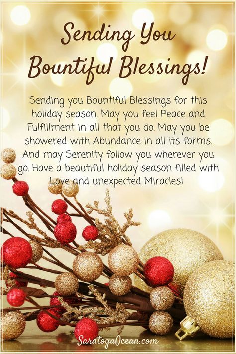 May your holiday season be filled with blessings and thoughts of abundance and positivity. Keep your vibration high, and stay peaceful. <3 <3 Blessed Holiday Quotes, Vintage Merry Christmas Images, New Year Blessing, Holiday Blessings, Christmas Card Verses, Christmas Greetings Quotes, Christmas Wishes Messages, Christmas Greetings Messages, Christmas Wishes Quotes