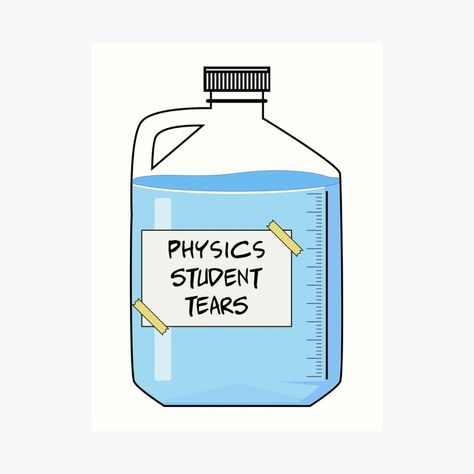 physics student | funny physics student by the-best-quotes | Redbubble Physics Memes Student, Funny Physics Jokes, Physics Notebook Design, Physics Quotes Funny, Physic Aesthetics, Physics Memes Funny, Physics Stickers Printable, Physics Aesthetic Art, Physics Cartoon