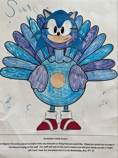 Disguise A Turkey Transformer, Disguise A Turkey Sonic, Turkey Disguise Project Sonic, Sonic Turkey Disguise, Disguise A Turkey Ideas, Disguise A Turkey Ideas Kids, Turkey Disguises, Disguise Turkey, Turkey In Disguise