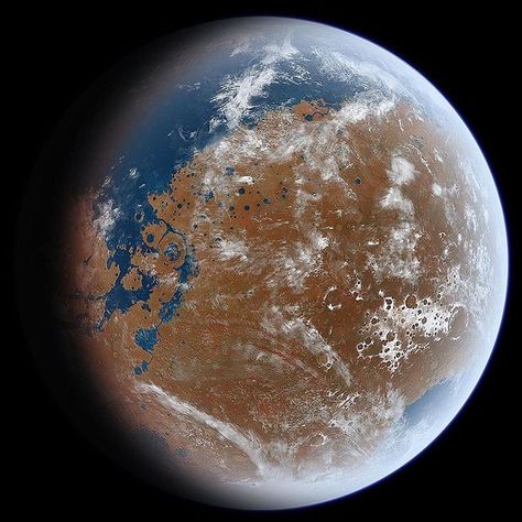 As most of you know, Earth may not have been the only water planet in our solar system. A long time ago, Mars appeared to have similar conditions to Earth, including vast oceans.How did Mars lose its oceans? We aren’t too sure, but we know it still has water which is why we want to go there so badly. #space #science #astronomy #nasa#spacex #meteora #mars #life#earth_pics #Regram via @meteoramedia Aesthetic Mars Planet, About Mars Planet, Hydrological Cycle, Mars Atmosphere, Water On Mars, Mars And Earth, Mars Planet, Mars Terraformed, Curiosity Rover