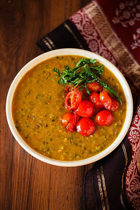 Panchmel Dal | Panchratna Dal Panchmel Dal, Gourd Vegetable, Dal Recipes, Oat Cookie Recipe, Breakfast Sides, Dal Recipe, Fresh Spices, Oat Cookies, Small Tomatoes