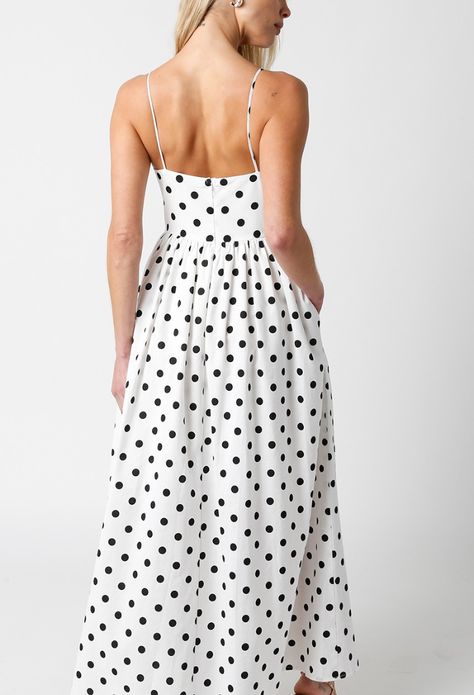 Dot dress outfit