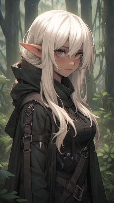 Anime Elf, Elves Fantasy, Female Elf, Elf Art, Black Anime Characters, Dark Elf, Game Character Design, Exploring The World, Dnd Characters