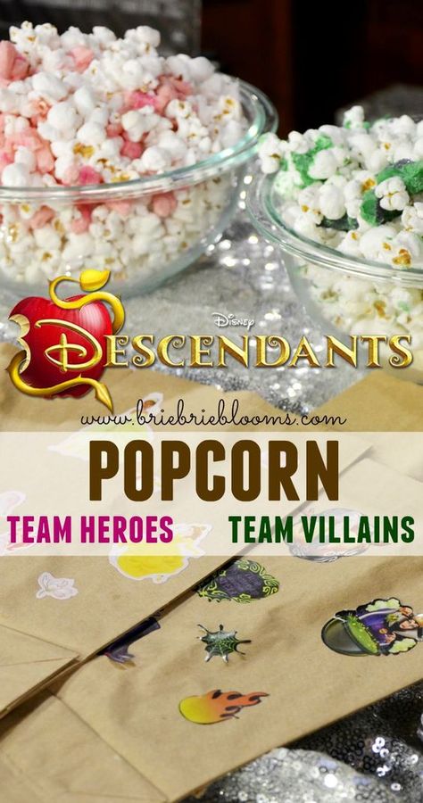 Descendants Food Ideas, Descendants Party Games, Descendants Party Food, Descendants Crafts, Descendants Party Ideas, Descendants Party Ideas Birthdays, Disney Villain Party, Disney Descendants Party, Villains Party