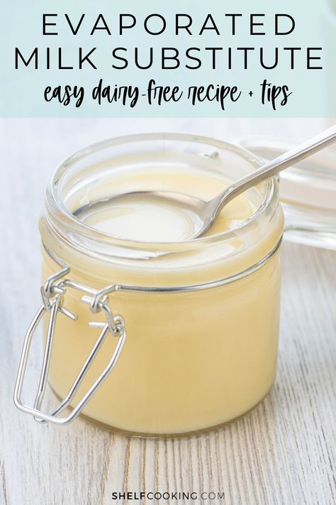 Grocery shopping is already done for the week, but you just realized you forgot to pick up evaporated milk. Dang it! Don't worry, we're here to save the day. Making a substitute for evaporated milk is a piece of cake! Even better? Ours is keto-friendly and dairy-free! Substitute For Evaporated Milk, Dairy Free Evaporated Milk, Lactose Free Keto, Evaporated Milk Substitute, Evaporated Milk Recipes, Baking Secrets, Cooking Substitutions, You Just Realized, Baking Substitutes