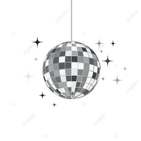 Disco Ball White Background, Drawn Disco Ball, Disco Ball Template, Disco Ball Illustration Graphic Design, Mirrorball Illustration, Disco Ball Graphic Design, Disco Ball Outline, Disco Balls Aesthetic, Disco Ball Icon