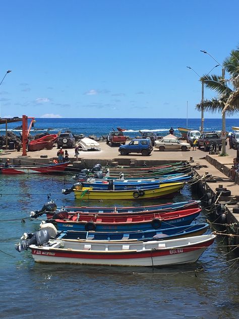 Easter Island Aesthetic, Island Aesthetic, Local Shops, Easter Island, Beach Sand, Cemetery, The Ocean, Boats, Easter