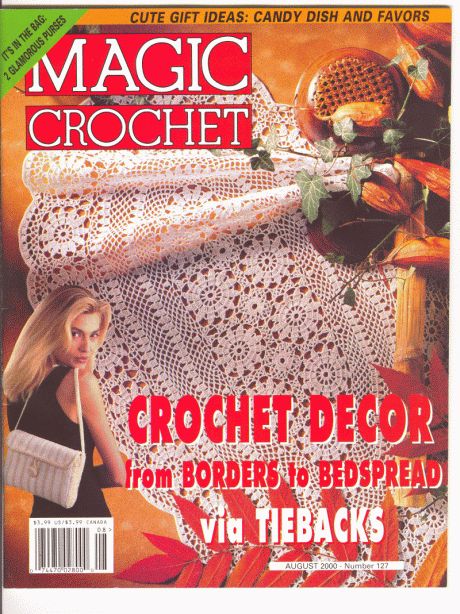 Decorative Crochet, Magic Crochet, Issue Magazine, Vintage Crochet Pattern, Crochet Vintage, Crochet Magazine, Crochet Doily Patterns, Crochet Books, Crochet Chart