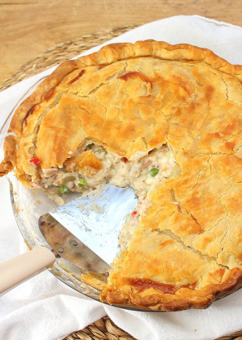 Tuna Pot Pie – Palatable Pastime Palatable Pastime Tuna Pot Pie, Tuna Pie, Fried Corn Recipes, Tuna Fish Recipes, Tuna Casserole Easy, Streusel Bars, Tuna Pasta Bake, Skillet Chocolate Chip Cookie, Pies Recipes