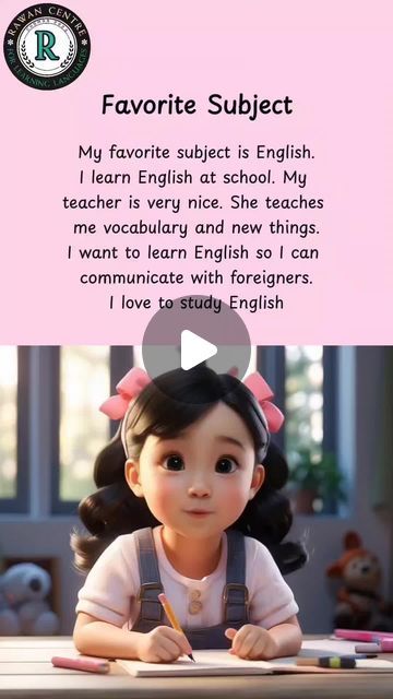 𝙈𝙮 𝙛𝙖𝙫𝙤𝙪𝙧𝙞𝙩𝙚 𝙨𝙪𝙗𝙟�𝙚𝙘𝙩 𝙖𝙩 𝙨𝙘𝙝𝙤𝙤𝙡.  #educationmatters #pronunc... | Instagram Ielts Tips, My Favourite Subject, English Class, For Everyone, English Language, Subjects, Grammar, Instagram