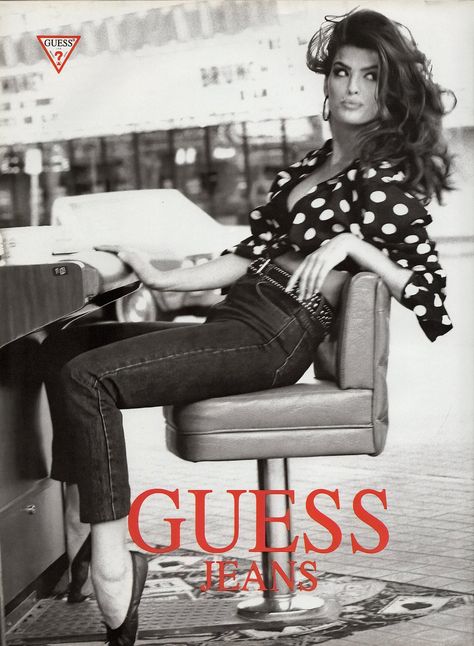 Guess 1991 | Shana Zadrick | barbiescanner | Flickr Shana Zadrick, Guess Ads, Guess Campaigns, Guess Fashion, Guess Models, Models 90s, Vogue Archive, Guess Girl, Ellen Von Unwerth