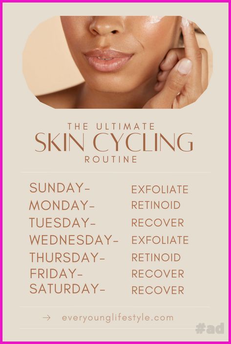 🌹 skin care routine for acne, skin care products for oily skin, skin care products aesthetic #skinception #antiaging #nourishing Skin Cycling Routine For Acne, Skin Cycling Routine Products, Drugstore Anti Aging Products, Skin Cycling Routine, Skin Cycle, Skin Care Products Aesthetic, Day Skincare Routine, Retinol Benefits, Skin Cycling