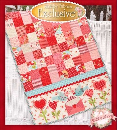 Valentines Day table runner. Aqua Fabric, Table Runner Pattern, Shabby Fabrics, Nine Patch, Quilted Table, Quilting Supplies, Quilted Table Runners, Valentine Fun, Mini Quilts