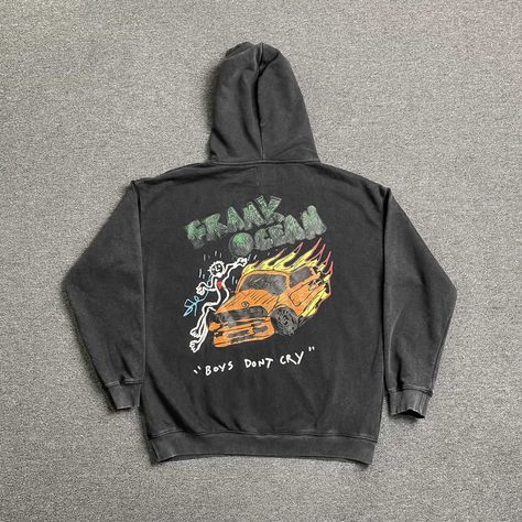 Frank Ocean Hoodie Check more at https://pokpokny.com/product/frank-ocean-hoodie/ Frank Ocean Clothes, Frank Ocean Hoodie, Sturniolo Merch, Frank Ocean Merch, Ocean Outfits, Wishlist Christmas, Funky Shirts, Boys Don't Cry, Gallery Dept