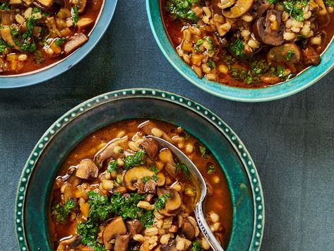 Mushroom Barley Stew, Vegetarian Chinese Recipes, Mushroom Recipes Vegan, Barley Stew, Meera Sodha, Mushroom Barley, Barley Recipe, Irish Food, Vegan Mushroom