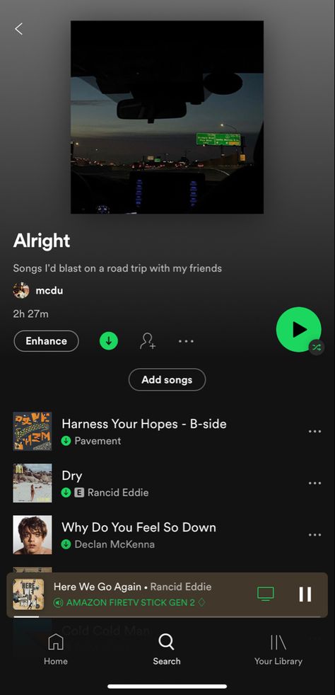 A playlist for when ure on a roadtrip w ur friends #spotify #playlist Roadtrip Playlist, Declan Mckenna, Spotify Playlist, Do You Feel, The Road, Road Trip, Incoming Call Screenshot, Songs, Road