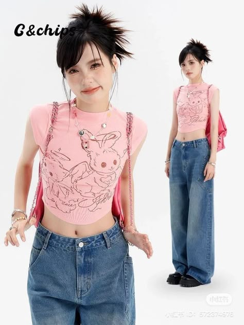 Full Body Outfits, Baby Tee Outfit, Peony Aesthetic, Street Outfits, Aesthetic Streetwear, Movies Outfit, 2000s Fashion Outfits, Fairy Grunge, Grunge Style