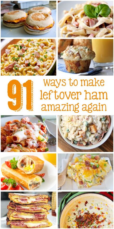 hamleftovers Packable Lunches, Leftover Easter Ham, Ham Leftovers, Ham Dishes, Leftover Recipes, Easter Ham, Leftover Ham Recipes, Christmas Ham, Christmas Recipe