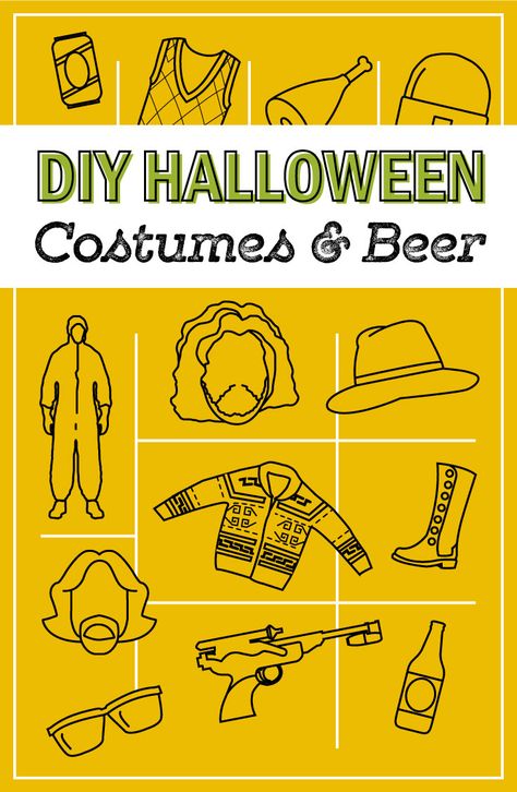 If you like beer, these DIY Halloween costumes and beer pairings are for you. Beer Costume Diy, Beer Halloween Costumes, Beer Costume, Diy Halloween Costume Ideas, Beer Pairing, Diy Beer, Beer Theme, Diy Halloween Costume, Easy Halloween Costumes