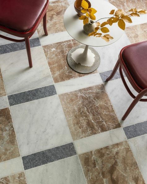 Top 5 Tile Trends for 2023 | Mandarin Stone Modern Checkerboard Floor, Concrete And Tile Floor, Mixing Floor Tiles, Vestibule Tile, Marble Kitchen Floor, Marble Tile Pattern, Cabin Floors, Cheap Tile, Table Top Marble