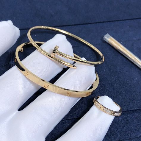 Love Bracelet and Ring,Nail Bangle. #jewerly #bracelets Nail Bangle, Love Bracelets, Bangles, Nails