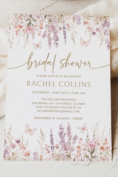 Spring Bridal Shower Invitations, Garden Party Bridal Shower Invitations, Bridal Shower Spring Theme, Bridal Shower Garden Theme, Garden Themed Bridal Shower Ideas, Floral Theme Birthday Party, Garden Party Bridal Shower Ideas, Spring Bridal Shower Ideas, Spring Bridal Shower Themes