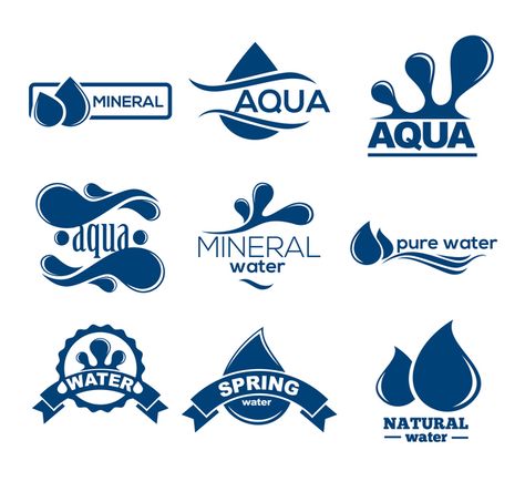 mineral water logos creative vector -  Free EPS file mineral water logos creative vector download Name:  mineral water logos creative vector Files source:  Go to Website License:  Creative Commons (Attribution 3.0) Categories:  Vector Logo File Format:  EPS  - creative, logos, mineral, water Free Logo Templates Download, Water Company Branding, Water Logo Design Ideas, Aquaculture Logo, Mineral Water Logo Design, Water Refilling Station Design Logo, Water Bottle Logos, Bottle Design Water, Mineral Water Brands