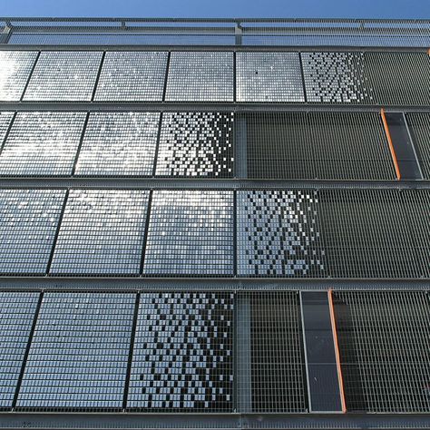 Steel Fencing, Kinetic Architecture, Retail Facade, Steel Cladding, Stainless Steel Tile, Cladding Systems, Parametric Design, Urban Fabric, Facade Architecture