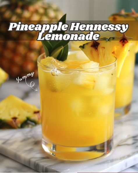 Hennessy Lemonade, Hennessy Drinks, Hennessy Cognac, Spicy Appetizers, Alcholic Drinks, Cocktail Drinks Alcoholic, Mixed Drinks Alcohol, Yummy Alcoholic Drinks, Liquor Drinks