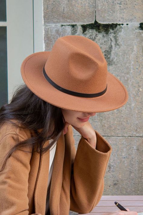 Be bold, fearless, and brave. A statement piece fall accessory that says it all. #womensfedora #fallhats #fallfedora#womensfedora Womens Fedora, Fall Hats, Wool Fedora, Fall Accessories, Be Bold, Belt Buckle, Panama Hat, Belt Buckles, Fedora