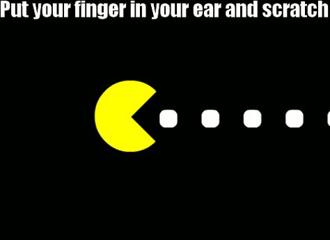 It took me a second to get it...but funny. Man Gif, Cool Illusions, Waka Waka, Totally Me, Mind Tricks, Totally Awesome, Pac Man, Cool Stuff, Make It Through