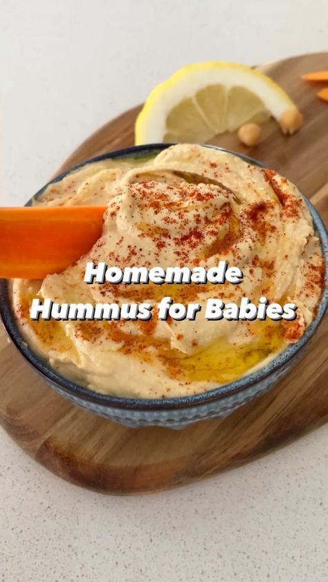 Hummus For Babies, Quick Hummus Recipe, Vegan Baby Led Weaning, Pasta With Veggies, Sesame Recipes, Simple Family Recipes, Toddler Food Recipes, Hummus Recipe Homemade, Recipes For Babies