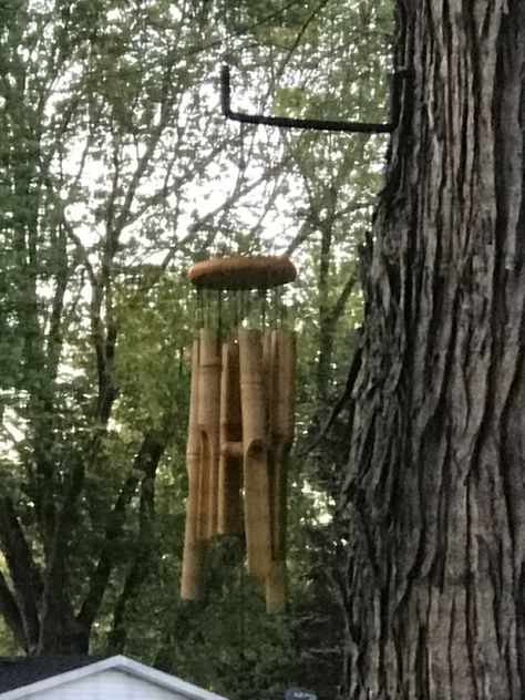 Wind chimes on a tree Aesthetic Windchimes, Windchime Aesthetic, Windchimes Aesthetic, Wind Chime Aesthetic, Wind Chimes Aesthetic, Windchimes Homemade, Spirit House, Yellow Boots, Barbie Dream