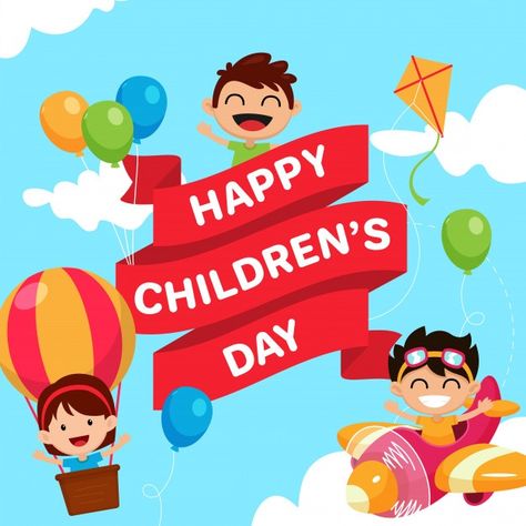 Happy children's day poster background P... | Premium Vector #Freepik #vector #background #poster #party #children Childrens Day Poster Design, Happy Childrens Day Poster, Children's Day Poster, International Children's Day, Print Design Template, Happy Children's Day, Birthday Wishes Cards, Children's Day, Poster Background