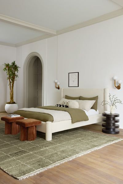 Modern Upholstered Beds, Sarah Sherman, Sarah Sherman Samuel, Bed Design Modern, Lulu And Georgia, Modern Bed, My New Room, 인테리어 디자인, Luxury Bedding