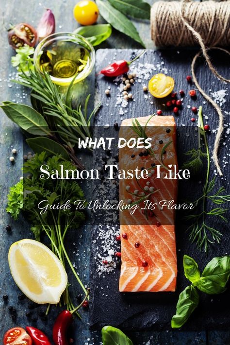 What does salmon taste like? Guide to unlocking its flavor. #foodie Chum Salmon, Atlantic Salmon, Red Orange Color, Good Sources Of Protein, Types Of Fish, Salmon Dishes, Fish Oil, Cooking Salmon, Grape Leaves